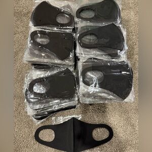 287 pcs black face masks brand new sealed